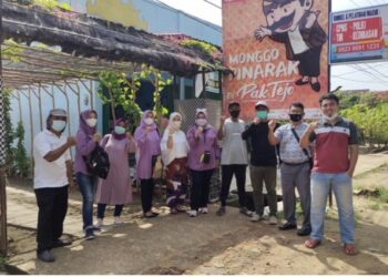 Kabid Ekraf Provinsi Lampung Sambangi Pasar Kreatif Bentukan Warga Bersama GenPi Lampung