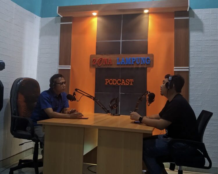 Hadir di Podcast Zona Lampung, Ini Perspektif Ketua GenPI Lampung Soal Ekraf