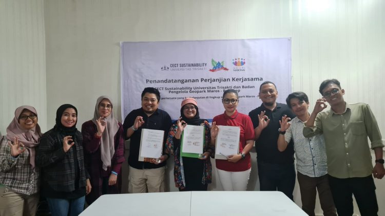GenPI, CECT Trisakti dan Geopark Maros Pangkep Sepakat Jalin Kerjasama Pengembangan Pariwisata