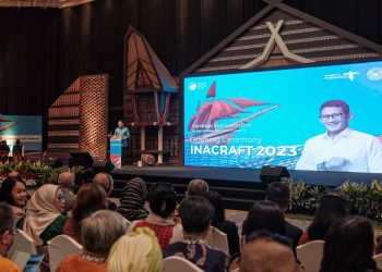 Menparekraf Sandiaga Uno Dorong Para Pelaku Ekraf di INACRAFT Jadi Agen Perubahan Kebangkitan Ekonomi