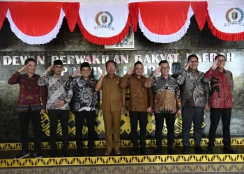 Ketua DPRD Lampung Mingrum Gumay Terima Kunjungan Jajaran Bawaslu Provinsi Lampung