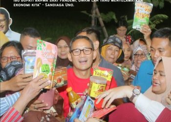 Menparekraf RI Sandi Uno Ajak Komunitas Ciptakan Lapangan Kerja
