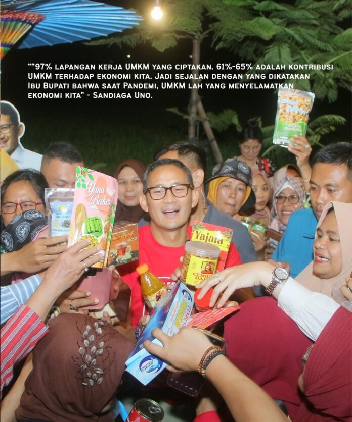 Menparekraf RI Sandi Uno Ajak Komunitas Ciptakan Lapangan Kerja